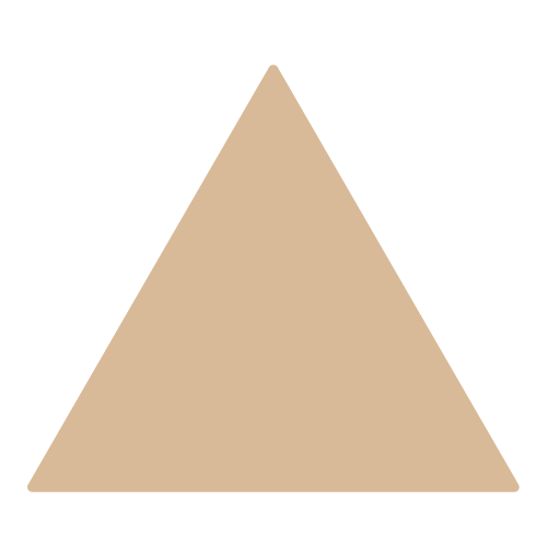 brown triangle symbolizing Trinity Cookies